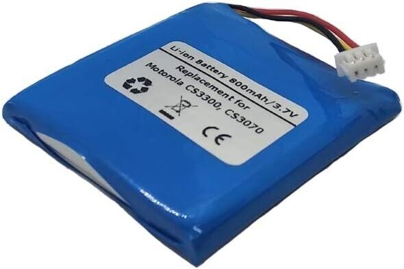 3.7V 900mAH Battery for Motorola CS3300, CS3070, fits Motorola 82-133770-01