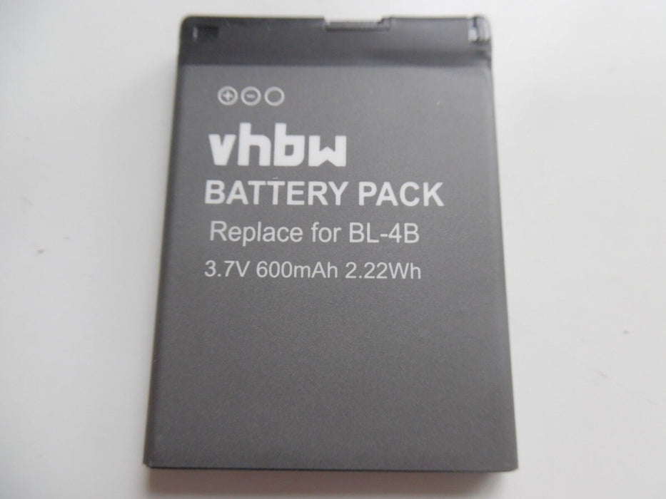 BL4B New Replacement Battery for Nokia N76 2630 3606 5000 6111 7070 7370 7373