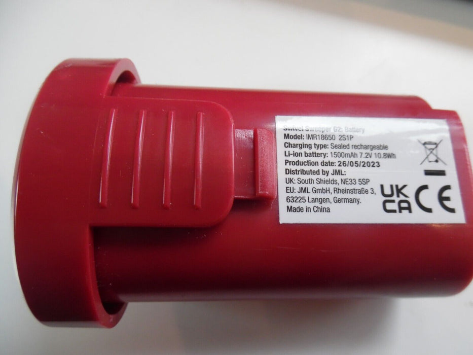 Swivel Sweeper G2 Battery Red, for IMR18650 2SIP