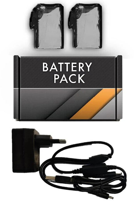 Bertschat Extra 2 x Battery Pack 3,000 mAh + USB rechargeable