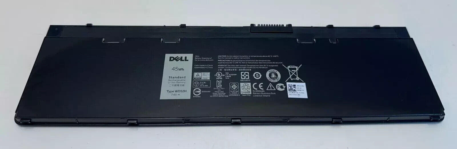 Dell 45WH WD52H Battery For Dell Latitude E7250 E7240 Ultrabook [2A]