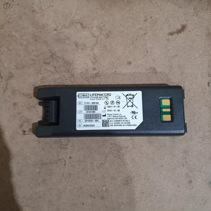 Physio-Control Lifepak CR2 Black 12V 4.65Ah Defibrillator Battery Pack For Parts