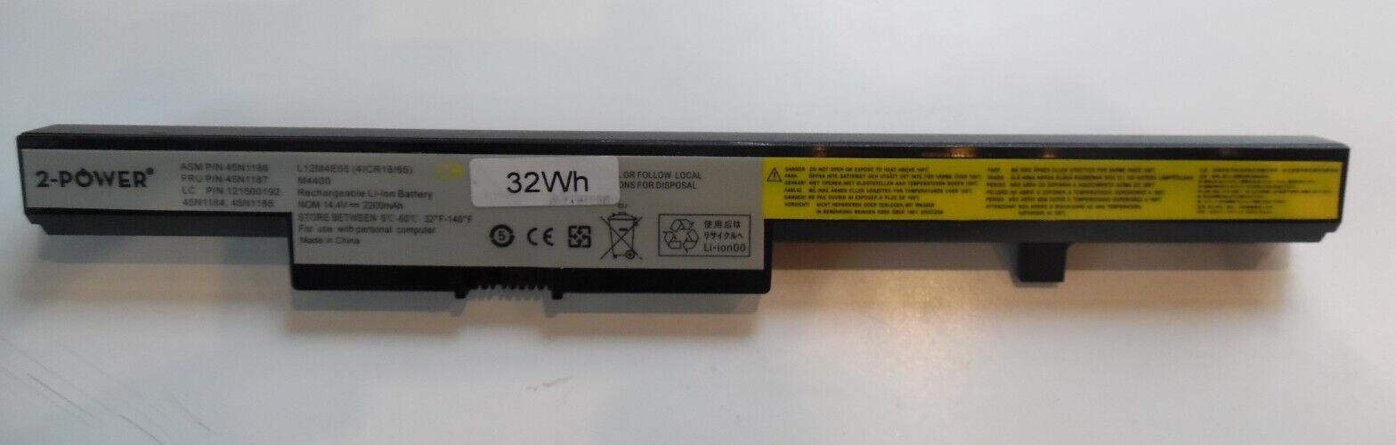 2 Power L12ME55 M4400 2200mAh laptop Battery 45n1186