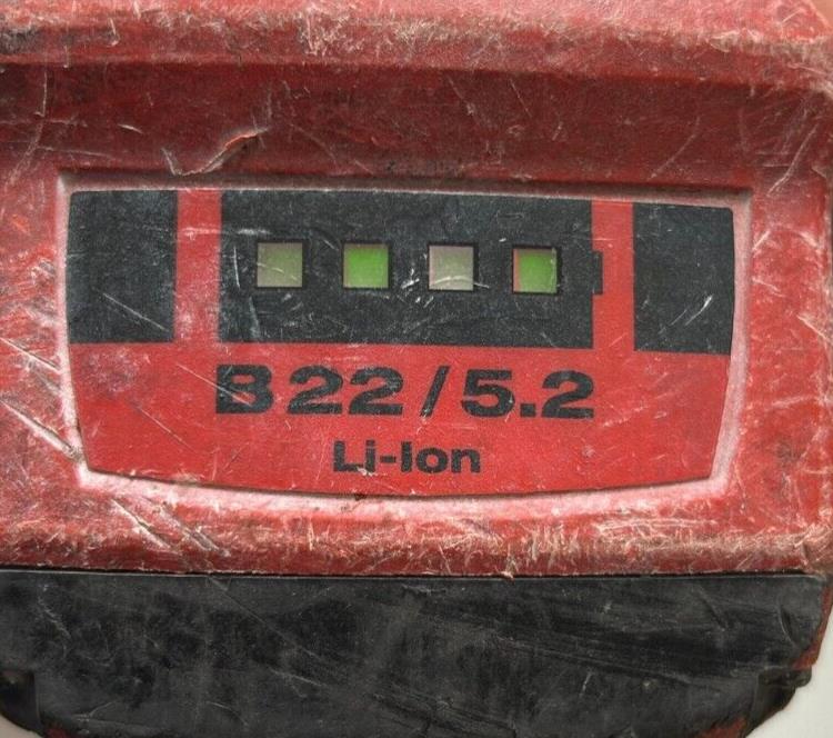 HILTI B22 / 5.2Ah 22V Volt Li-ion Lithium Battery - Genuine Used