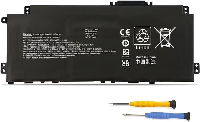 KYUER PV03XL PP03XL Battery for HP Pavilion 13-BB 14-DK 14-DV 14-DW 13-BB0000 13