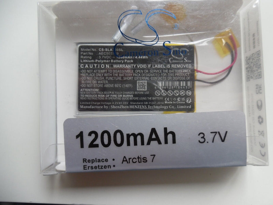 Battery for Steelseries Arctis 1 3 7 7P AEC503759 Headset CS-SLA700SL 1200mAh