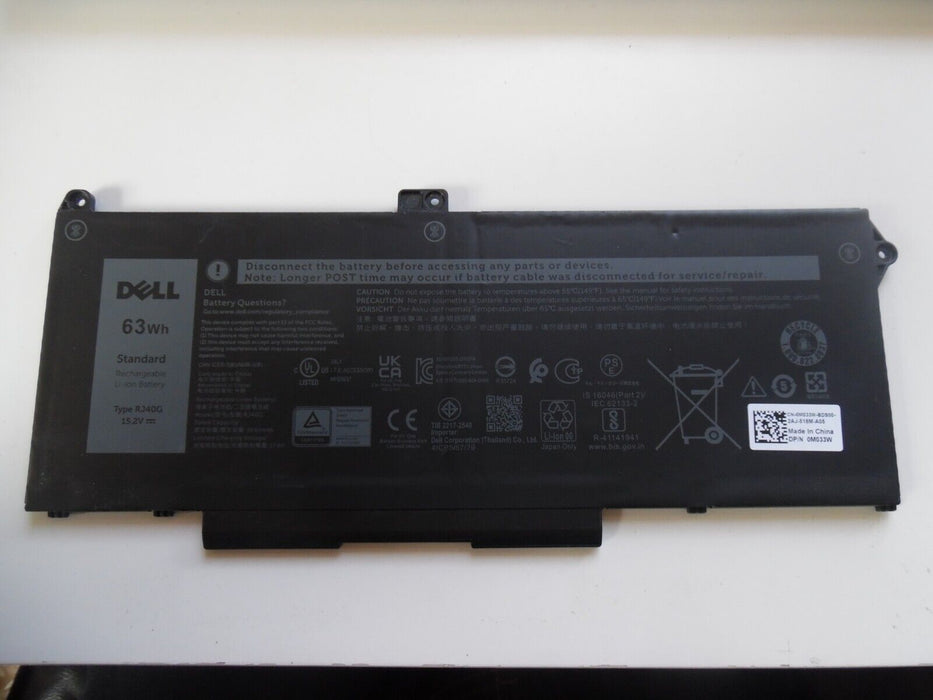 Genuine Dell Latitude 5420 5520 / Precision 3560 Battery Pack RJ40G 0M033W OEM!