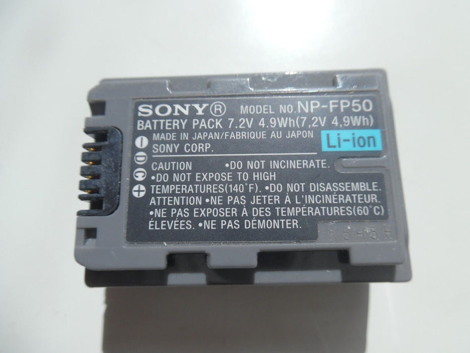 Battery for Sony NP-FP50 Handycam DCR-HC24E DCR-HC30E DCR-HC39E DCR-HC22E NPFP30