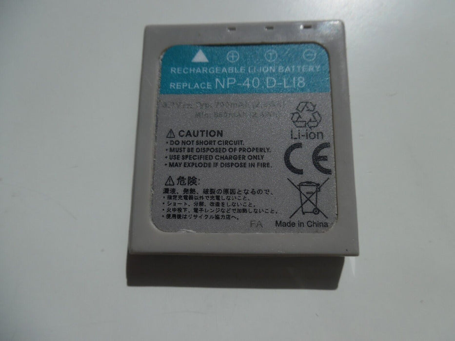 NP-40 Pentax D-Li8 Battery For FinePix & Kodak 850mAh