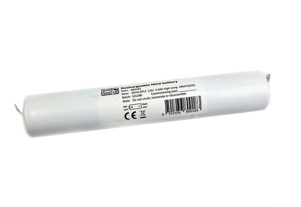 BRITE SOURCE NICD BATTERY 3DH4-0TL4 3.6V 4.0 AH - 7187294042