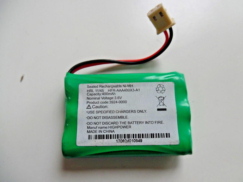 Battery compatible for SLENDERTONE SYSTEM ABS 400mAh 3.6V
