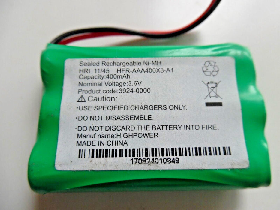 Battery compatible for SLENDERTONE SYSTEM ABS 400mAh 3.6V Green NEW