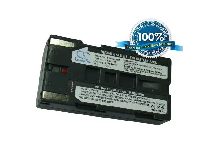 Li-ion Battery for Samsung SB-L110A SB-L160 VP-L900 VP-L907 SCL860 VP-L906 SCL90