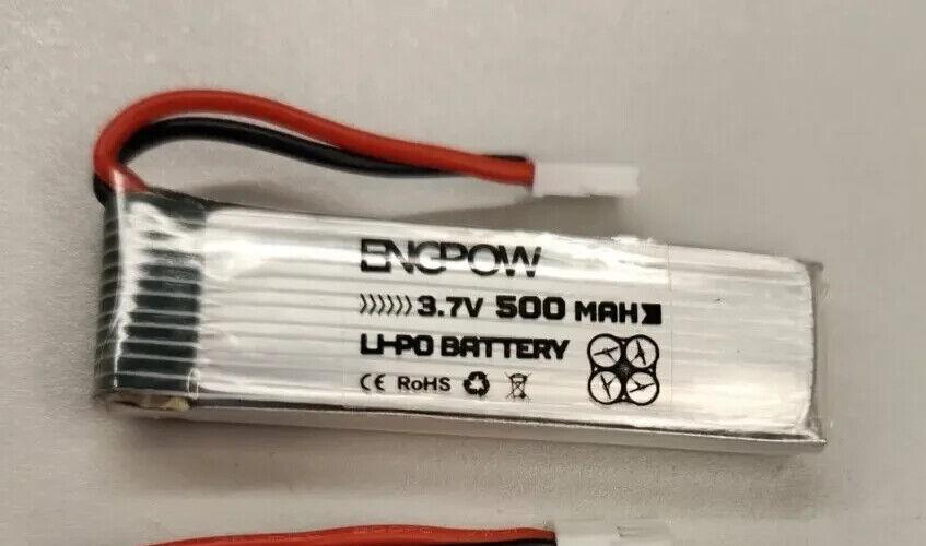 ENGPOW 3.7V 500mah Rechargeable Lipo Battery Quadcopter Drone Pack Of 1