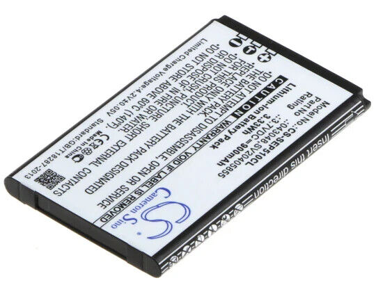 BATTERY FOR SWISSVOICE EPURE 043048, C0487, SV20405855 3.7V LI-ION 900MAH / 3.33