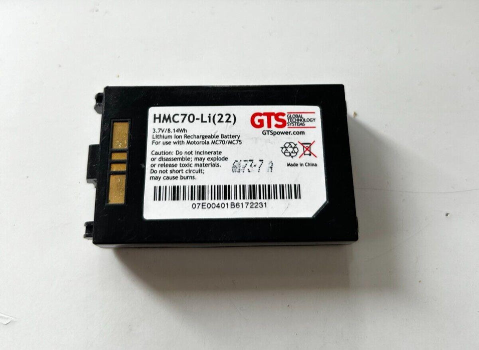 GTS - Zebra MC70/MC75 Replacement Battery HMC70-Li(22)