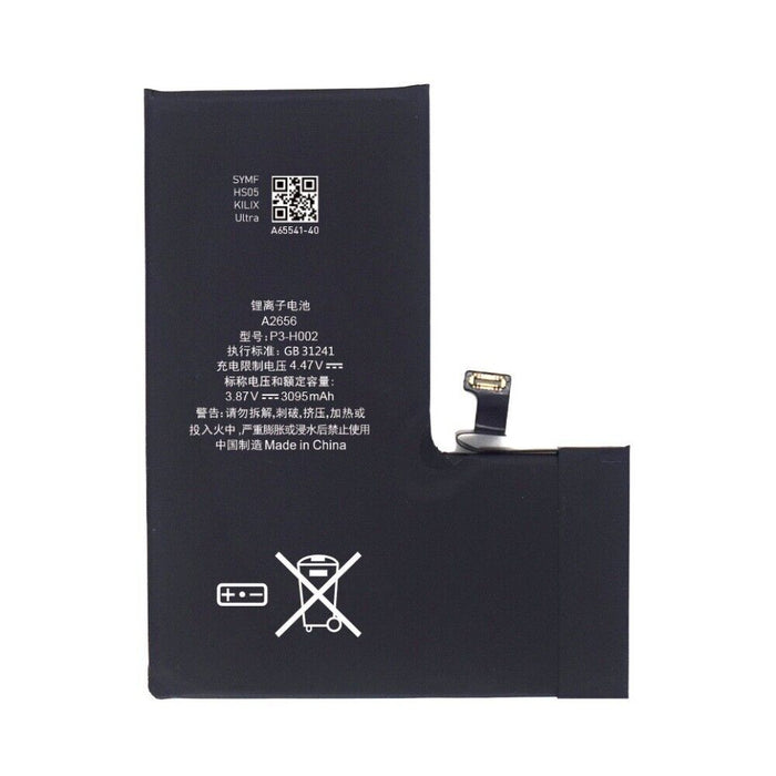 iPhone 13 Pro Battery – Kilix Select Ultra 3095mAh – No Decode (No Pop-Ups)