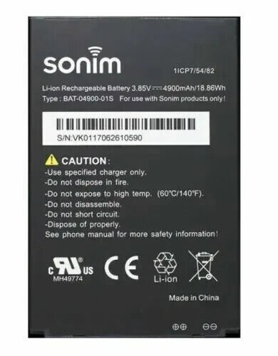 New Battery XP8 XP8800 BAT-04900-01S 4900mAh For Sonim
