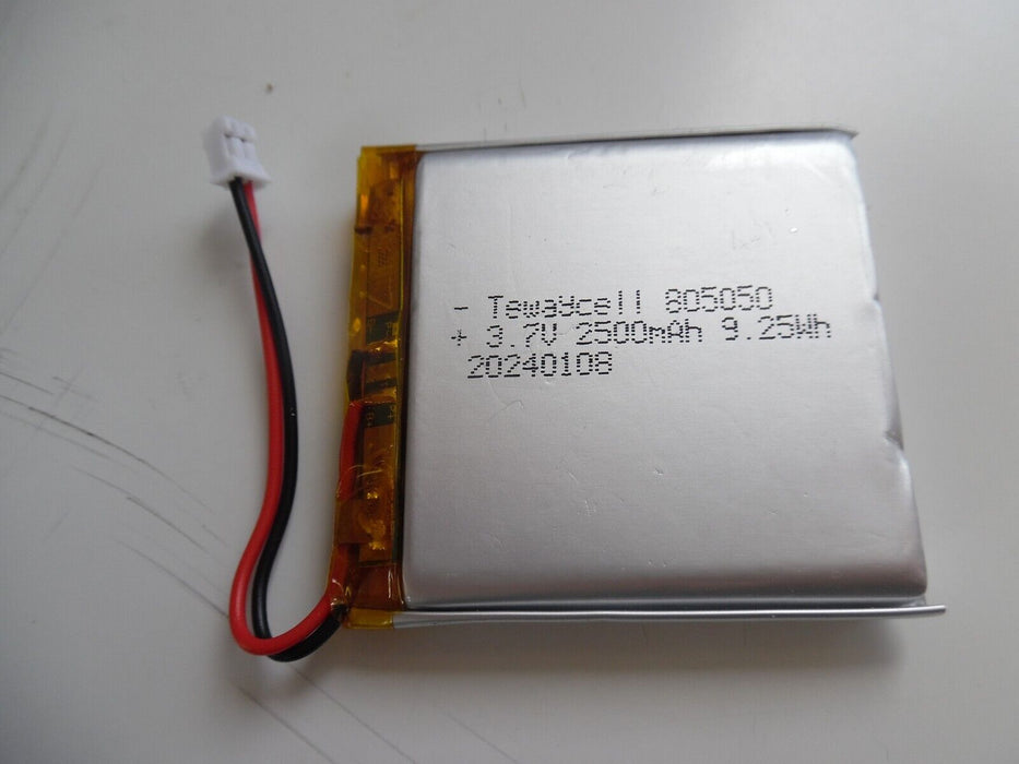 tewaycell 805050 lipo 2500mAh 3.7v 20241018