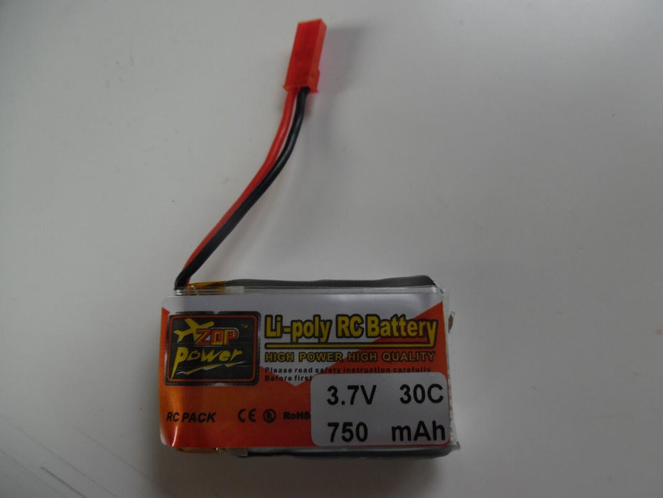 zop power 750mah 3.7V 30C RC Battery Lipo