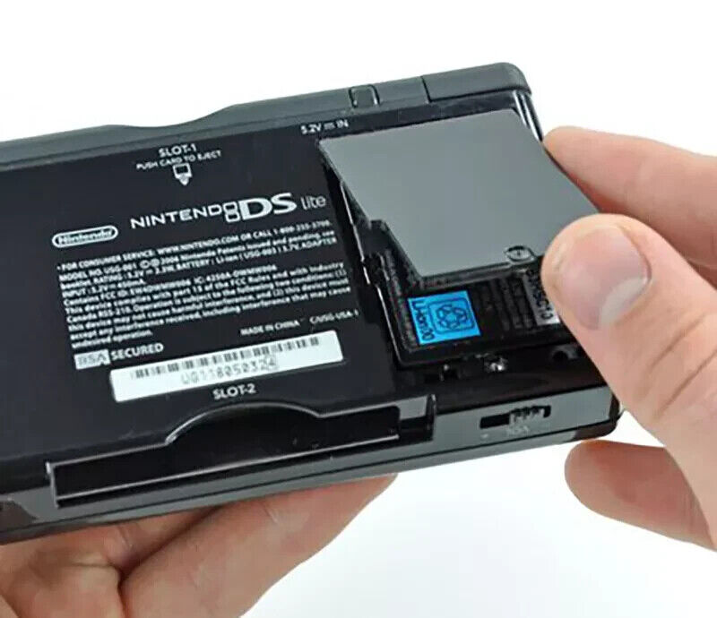 For Nintendo DS Lite - Battery Replacement 3.7v 1600mah Li-On (DSL) | FPC