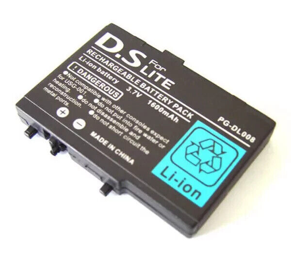 For Nintendo DS Lite - Battery Replacement 3.7v 1600mah Li-On (DSL) | FPC