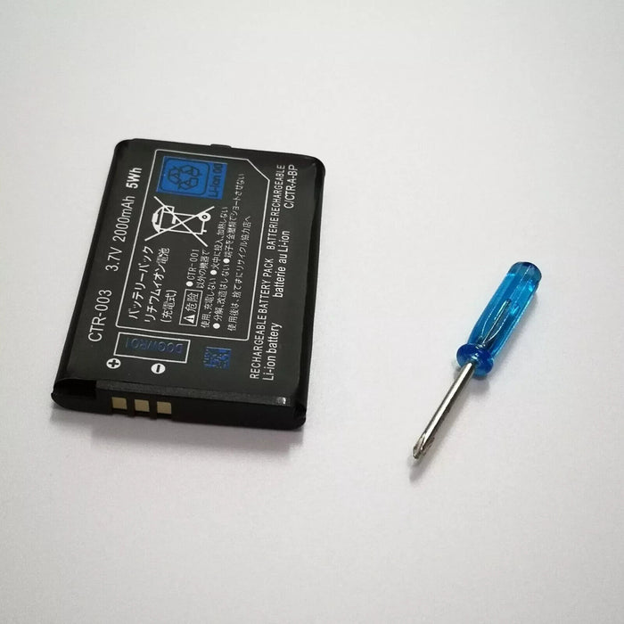 Battery Pack for Nintendo 3DS 2DS Wii U Pro Controller+Tool Replacement