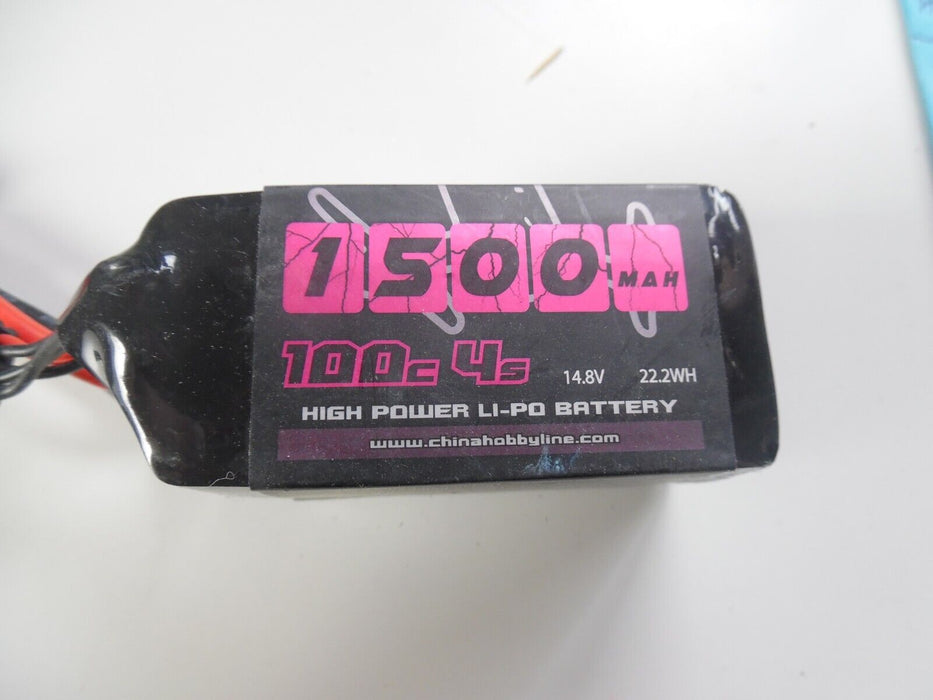 CNHL Lipo Battery 4S 22.2Wh  1500mah 100C With XT60 For RC FP