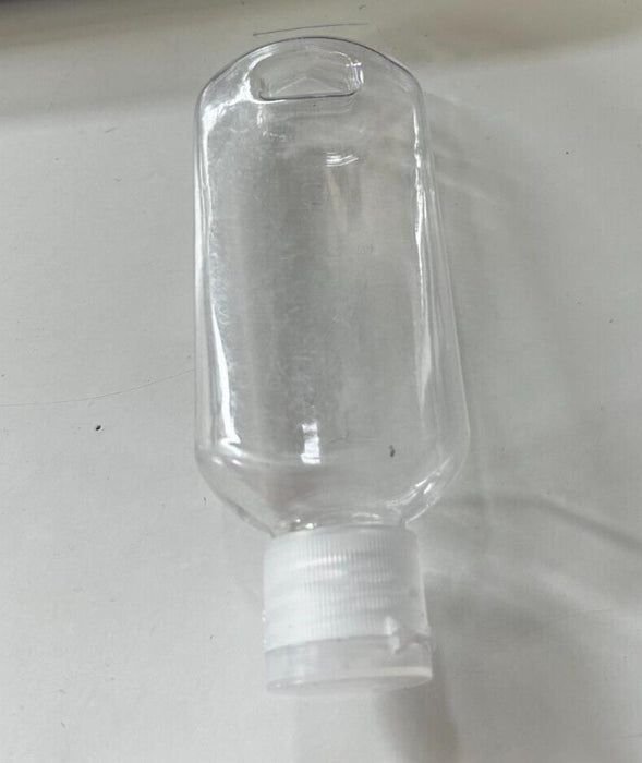 7 x Clear Hangable Clear Squeeze Gel Bottles