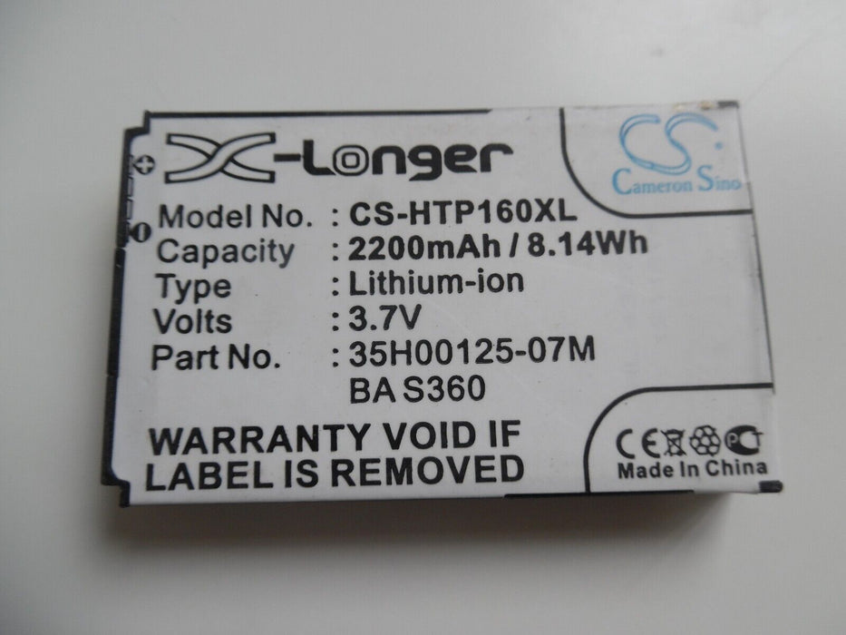 Replacement HTC Diamond battery HTP160XL 2200mAh