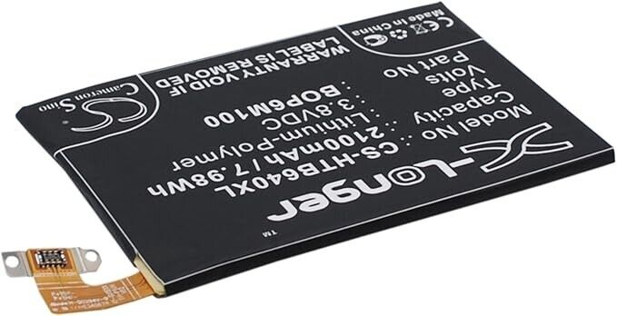 CS-HTB640XL Battery 2100mAh compatible with [HTC] 0P6B640, 0P8B200, HTC6515L, M5