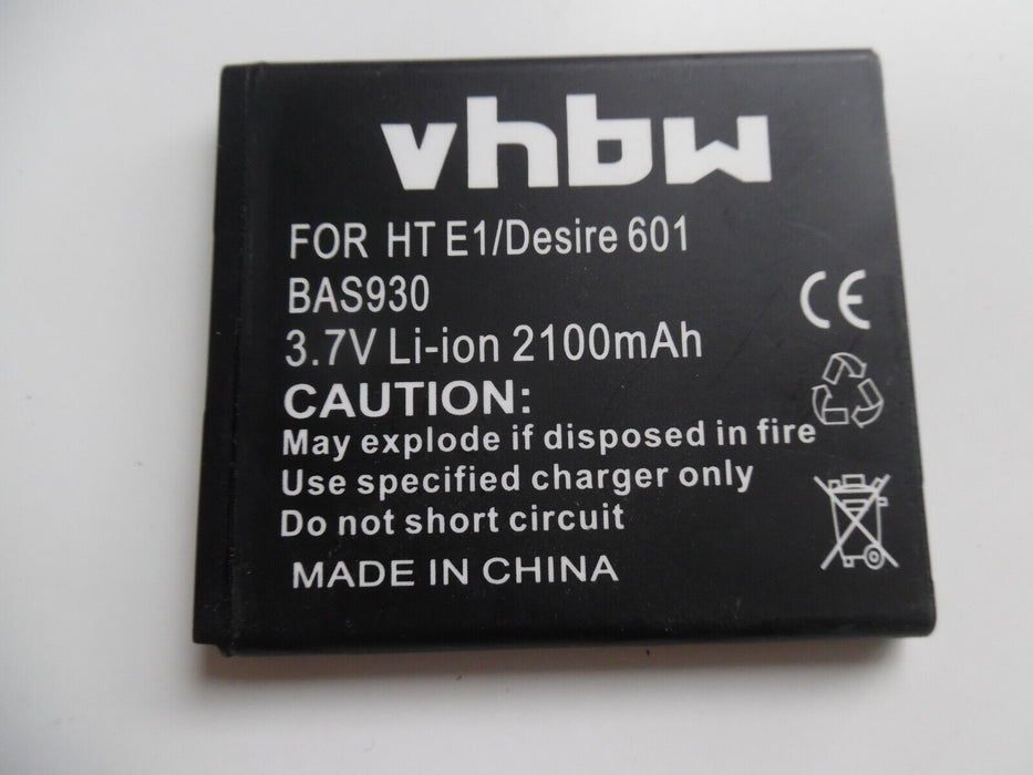 Replacement Battery for HTC Desire E1/ 601 battery 2100mAh