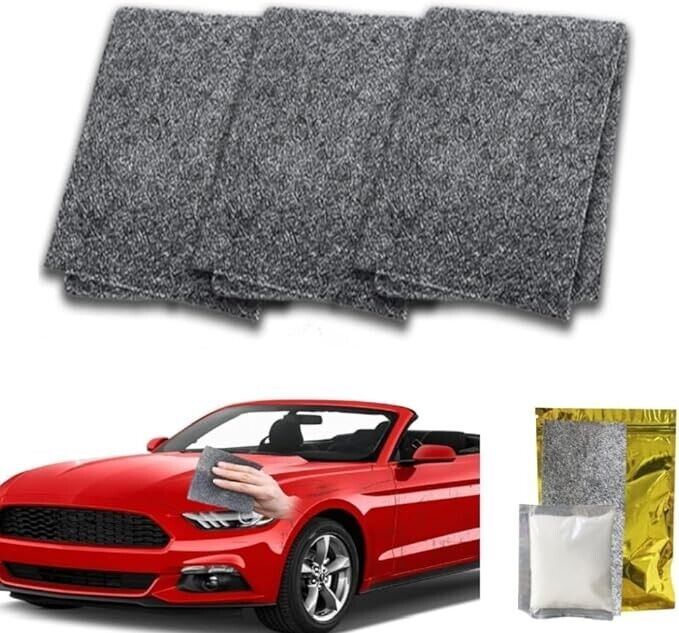 3 PCS Nano Sparkle Cloth,Nano Sparkle Cloth Car Scratches 3 Pack, Nano Magic Clo