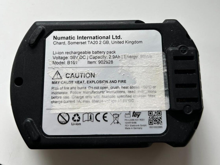 Henry Hoover Cordless battery (B161)