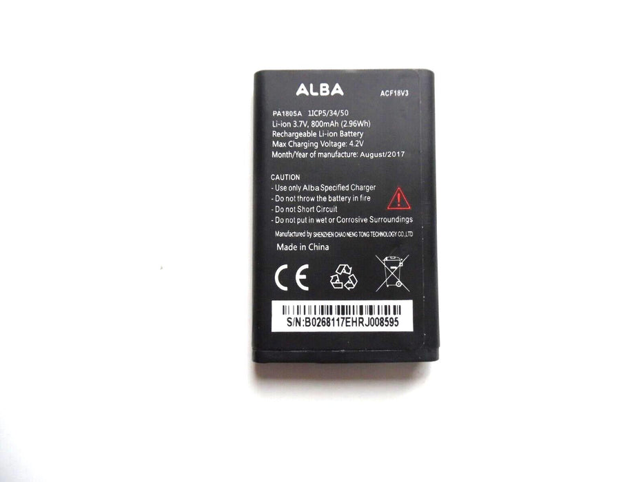 alba pa1805a battery 800mAh