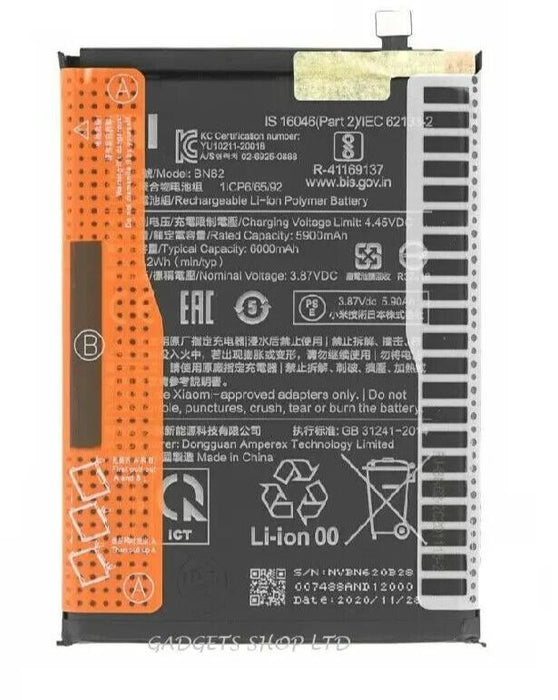 Genuine Xiaomi Redmi 9T BN62 Battery - 6000mAh