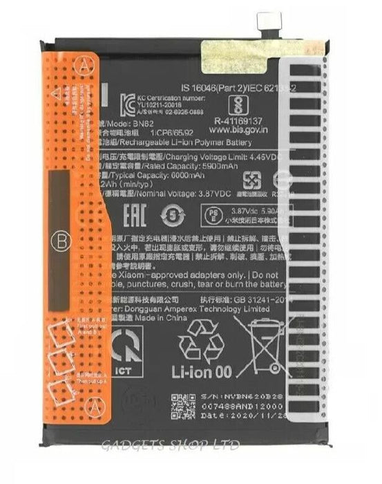 Genuine Xiaomi Redmi 9T BN62 Battery - 6000mAh