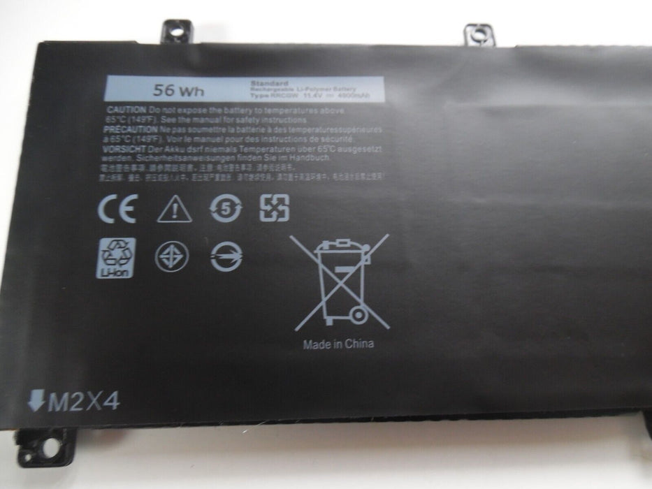 RRCGW D1828 H5H20 6GPTY Battery For Dell XPS 15 9550 9560 9570 7590 Laptop