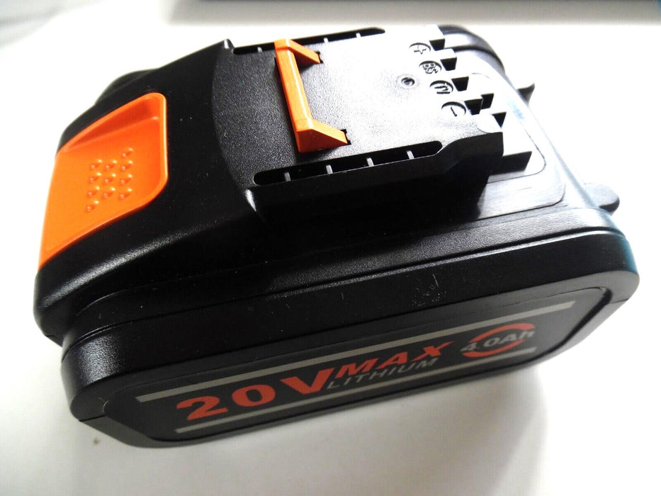 For Worx 20V 5.5Ah Li-Ion Battery  WA3553 WA3553.1 LED Powershare