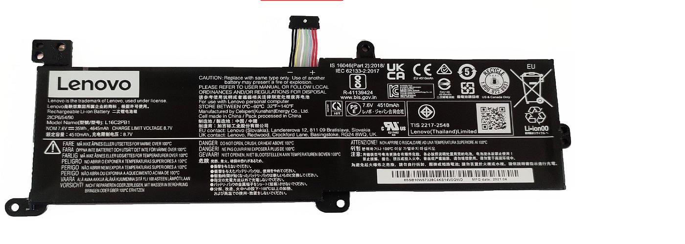 Genuine Lenovo L16C2PB1 L16L2PB2 L16L2PB3 battery IdeaPad 320 320–14IAP 320–14AS