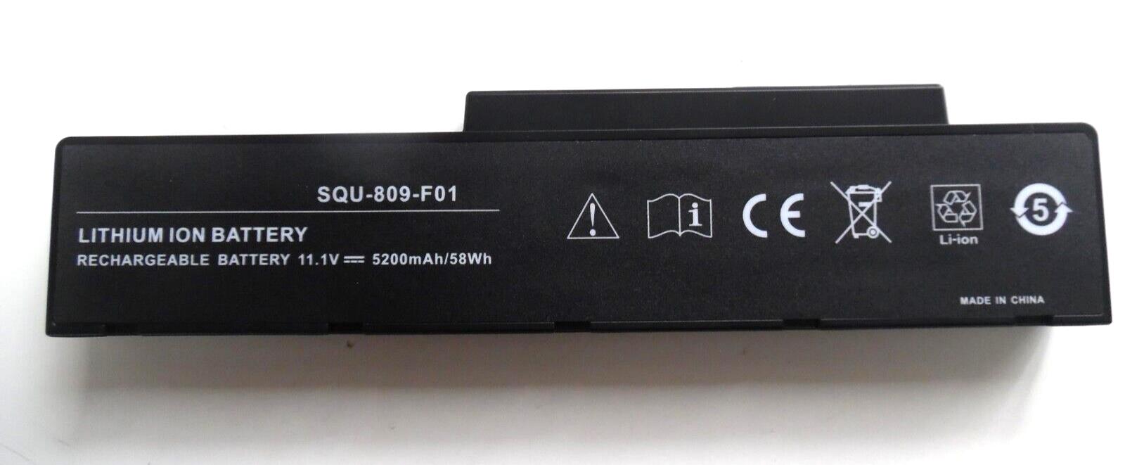 Battery 5200mAh for Fujitsu Siemens SQU-809-F01, SQU-809-F02