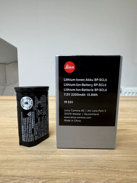 Leica Battery BP-SCL6 In Black for SL3 & Q3
