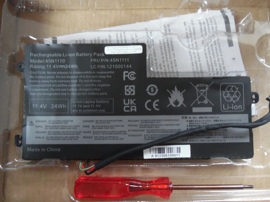 For lenovo thinkpad T450S X260 internal battery 45n1110 45N1773 45N1112 45N1109