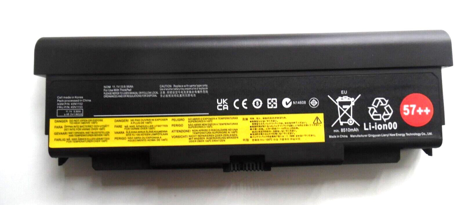 9Cell Battery 45N1152 45N1153 For Lenovo Thinkpad T440P T540P W540 L540