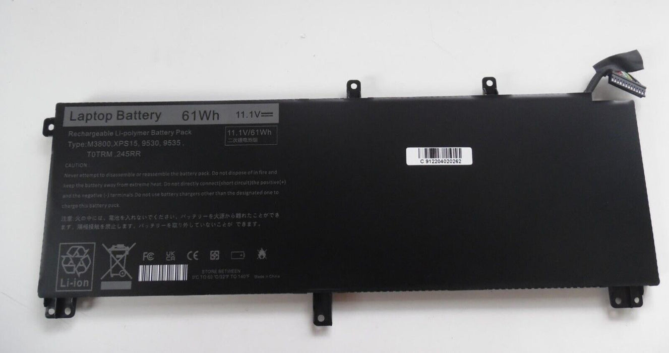 Replacement Dell M3800  Battery t 61Wh
