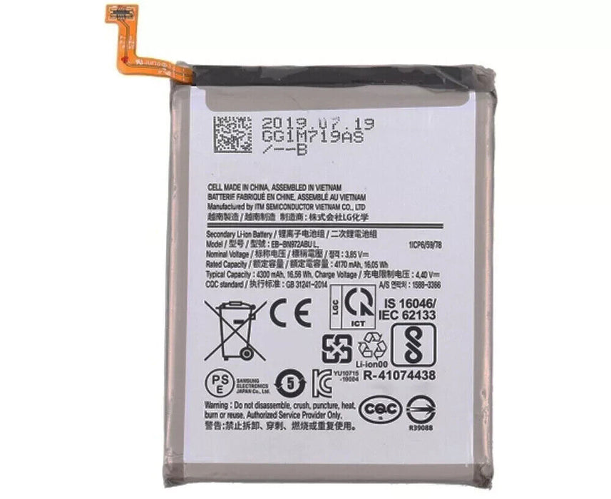 Samsung  Battery For Galaxy Note10+ EB-BN972ABU - 4300mAh