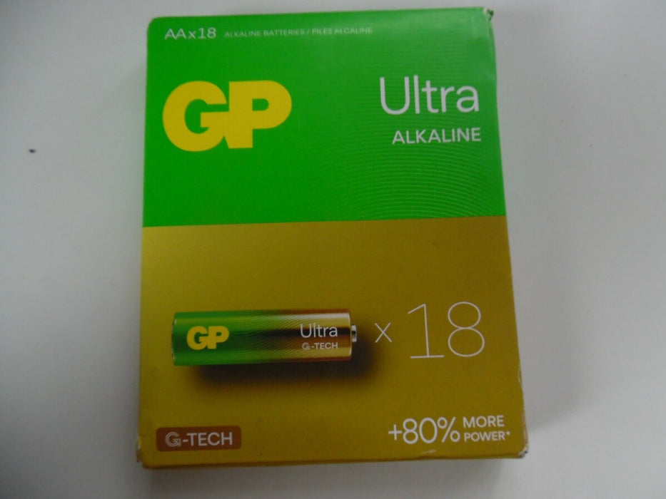 GP ultra alkaline AA x 18 batteries