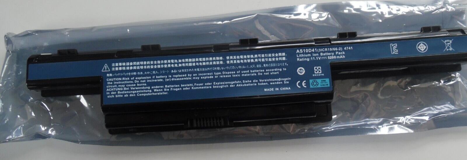 Battery for Acer  AS10D41 for Packard Bell Easy Note 5200mAh