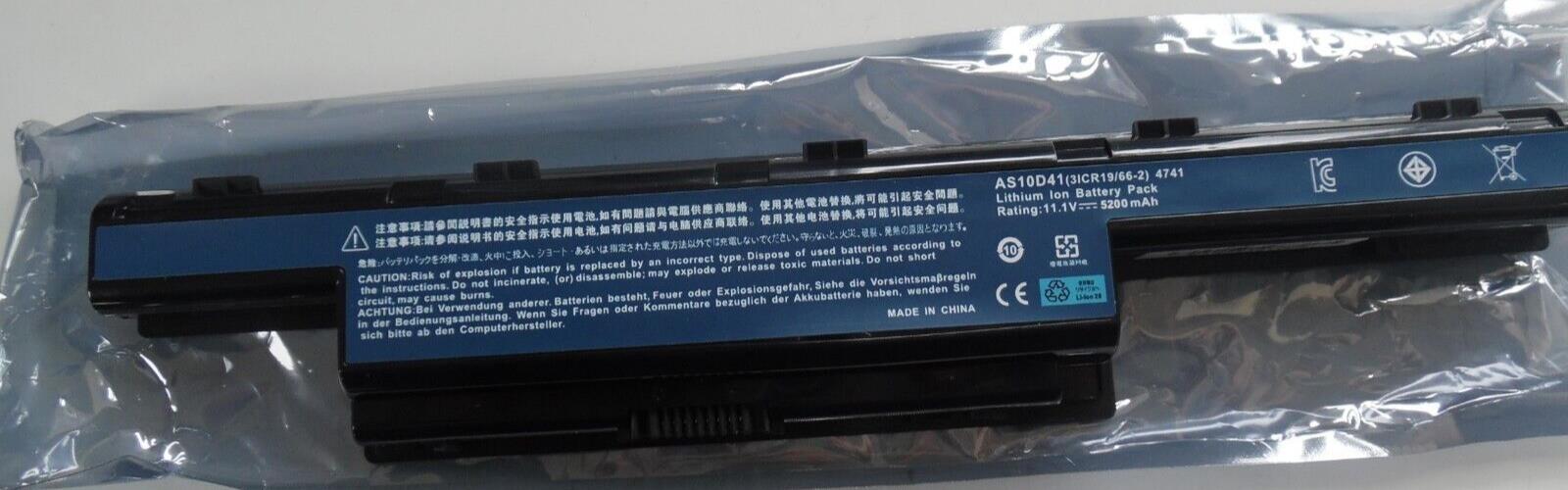 Battery for Acer  AS10D41 for Packard Bell Easy Note 5200mAh