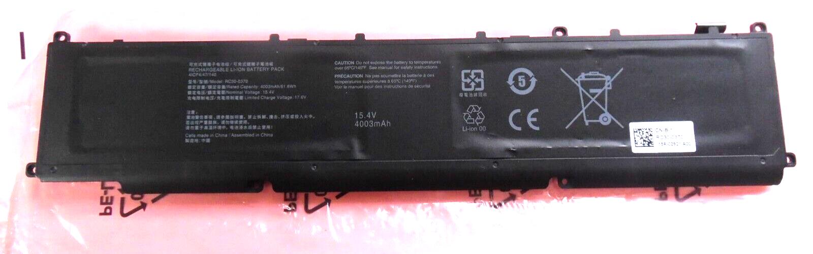 RC30-0370 Battery For Razer Blade Ryzen  14" 2021 2022 RZ09-0368 RZ09-0427 4000m